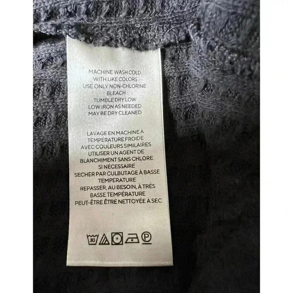 Free People NWT Juicy Long Sleeve Cowl Neck Split Back Thermal Black  New - Picture 8 of 9